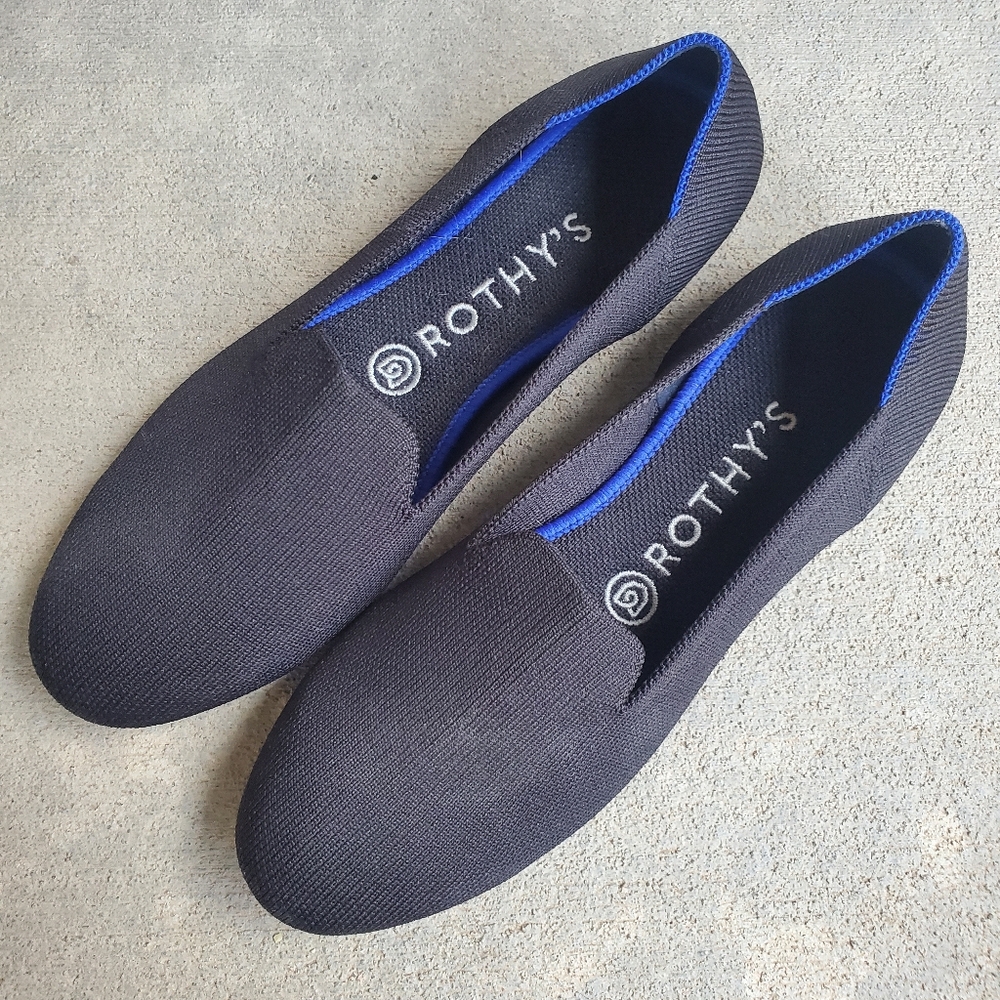 Rothy's The Loafer black flats women's shoes